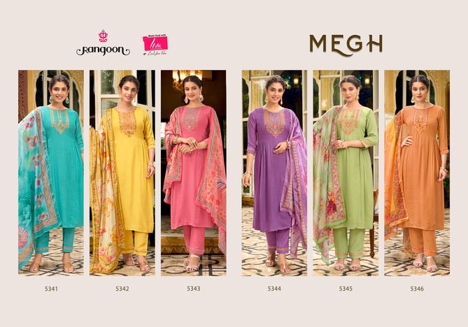 Megh By Rangoon Viscose Designer Kurti With Bottom Dupatta Wholesale Price In Surat
